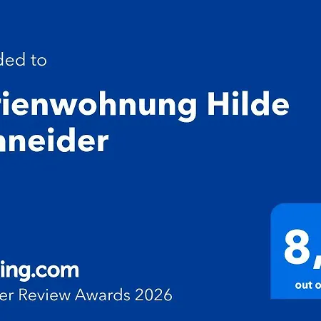 Apartment Hilde Schneider *